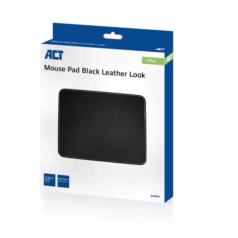 ACT mouse pad με μαύρη όψη δέρματος