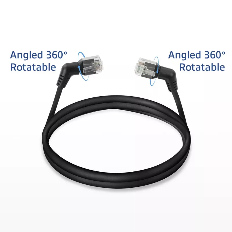 Καλώδιο δικτύου ACT DD1901 Cat6 U/FTP (STP) 1 m RJ-45 μαύρο