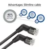 Καλώδιο δικτύου ACT DD1901 Cat6 U/FTP (STP) 1 m RJ-45 μαύρο