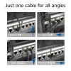 Καλώδιο δικτύου ACT DD1901 Cat6 U/FTP (STP) 1 m RJ-45 μαύρο