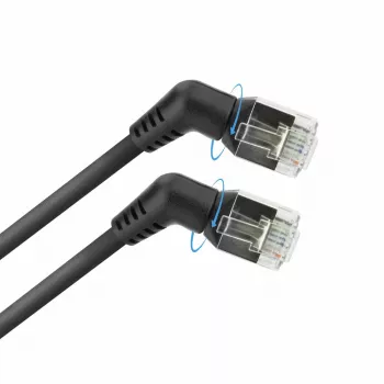 Καλώδιο δικτύου ACT DD1905 Cat6 U/FTP (STP) μαύρο, 5 m, RJ-45 σε RJ-45, επιχρυσωμένες επαφές