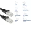 Καλώδιο δικτύου ACT FB8102 Cat8 U/FTP (STP) μαύρο 2 m με βύσματα RJ-45