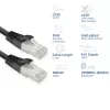 ACT FB8125 καλώδιο δικτύου μαύρο 0,25 m Cat8 U/FTP (STP)