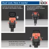 ACT καλώδιο τροφοδοσίας C14 IEC Lock+ Dual Locking - C15 IEC Lock+ μαύρο 1 m, PC3868