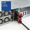 ACT καλώδιο τροφοδοσίας C14 IEC Lock+ Dual Locking – C15 IEC Lock+ λευκό 1 m, PC3871