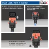ACT καλώδιο τροφοδοσίας C14 IEC Lock+ Dual Locking - C15 IEC Lock+ μπλε 2 m, PC3874