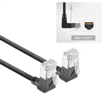 Καλώδιο δικτύου ACT DA6901 Cat6a U/FTP (STP) 1 m RJ-45 σε RJ-45 μαύρο
