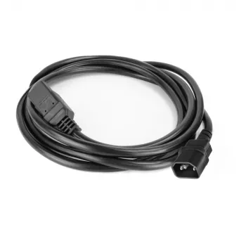 Καλώδιο τροφοδοσίας ACT C14 σε C21 IEC60320 μαύρο 1 m, 250 V, 10 A