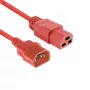 Καλώδιο τροφοδοσίας ACT C14 σε C21 IEC60320 κόκκινο 1 m, 250V 10A