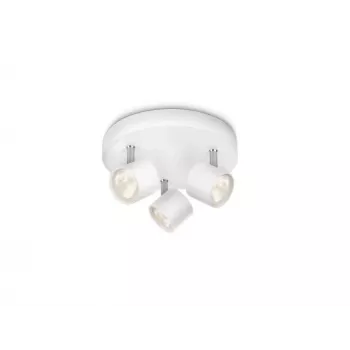 Φωτιστικό οροφής/τοίχου Philips Dimmbare LED Star 3x 16,5 W, 2700 K, 1500 lm, IP20, λευκό