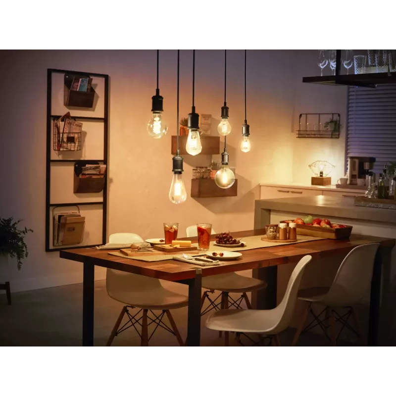 Έξυπνος λαμπτήρας Philips 1 τεμ. ST72 E27 Filament Edison Bluetooth Zigbee