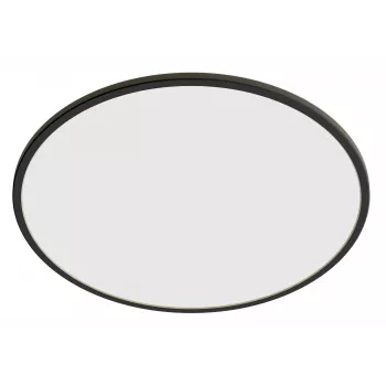 Φωτιστικό οροφής Philips Superslim 15W, μαύρο, μέταλλο, πλαστικό, IP54, βεράντα, κήπος, II, μοντέρνο