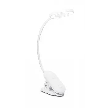 Philips Functional Forys Clip Desk Light, λευκό, πλαστικό, κρεβατοκάμαρα, σαλόνι, γραφείο, σύγχρονο, IP20, III