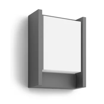 Εξωτερικό φωτιστικό τοίχου Signify Philips Arbour 3,8 W LED ανθρακί, 220–240 V, 1 φωτιστικό