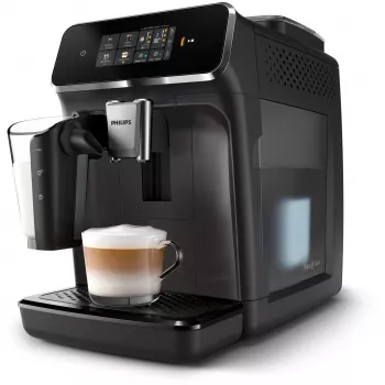 Μηχανή espresso Philips EP2334/10 – πλήρως αυτόματη, επιτραπέζια, ενσωματωμένος κεραμικός μύλος, δοχείο γάλακτος, φίλτρο AquaClean, οθόνη αφής, μαύρη