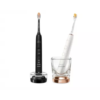 Philips Sonicare DiamondClean HX9914/69 ηλεκτρική οδοντόβουρτσα ενηλίκων ηχητική οδοντόβουρτσα μαύρο, χρυσό, ροζέ