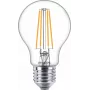 Λαμπτήρας Filament Philips διάφανος 60 W A60 E27 x3, 7 W, 60 W, E27, 806 lm, 15000 h, θερμό λευκό