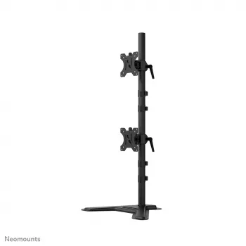 Neomounts Dual-Monitorständer DS45-600BL2V για 2 οθόνες 10–32 inch, VESA 75x75–100x100, μέγιστο φορτίο 9 kg, ελεύθερος, μαύρο