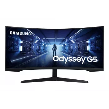 Samsung G55T οθόνη υπολογιστή 86,4 cm (34 inch) 3440 x 1440 pixel UltraWide Quad HD LED μαύρο
