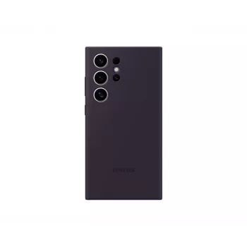 Θήκη Samsung Galaxy S24 Ultra θήκη σιλικόνης σκούρο μοβ