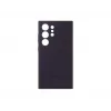 Θήκη Samsung Galaxy S24 Ultra θήκη σιλικόνης σκούρο μοβ