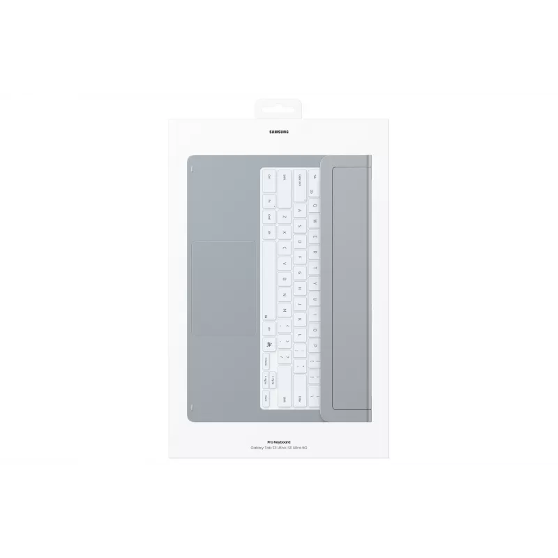 Samsung EF-DX935 QWERTY αγγλικό Pogo Pin ασημί