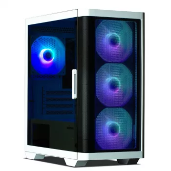 Zalman M4 WHITE κουτί υπολογιστή Mini Tower μαύρο, λευκό