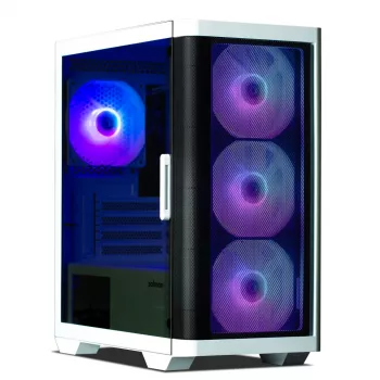 Zalman M4 WHITE κουτί υπολογιστή Mini Tower μαύρο, λευκό