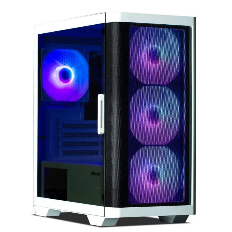 Zalman M4 WHITE κουτί υπολογιστή Mini Tower μαύρο, λευκό