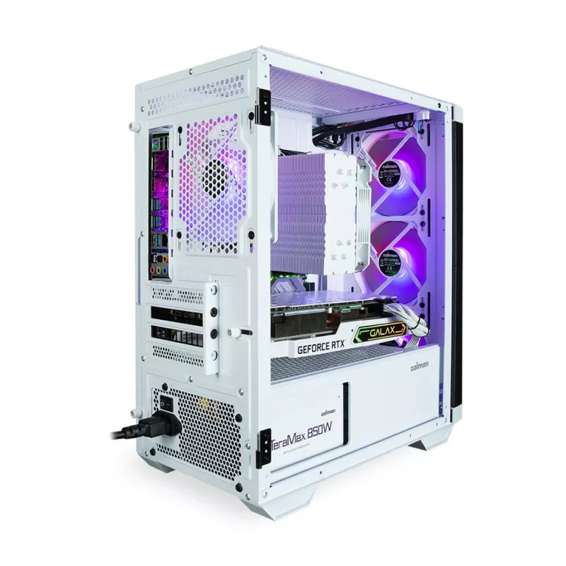 Zalman M4 WHITE κουτί υπολογιστή Mini Tower μαύρο, λευκό