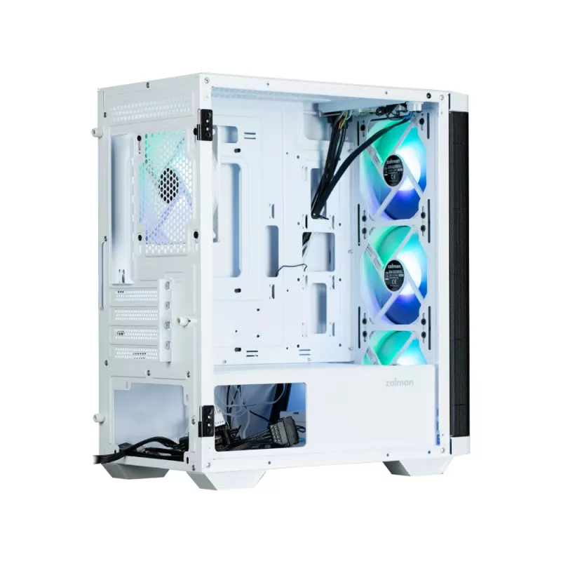 Zalman M4 WHITE κουτί υπολογιστή Mini Tower μαύρο, λευκό