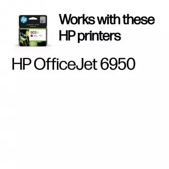 HP 903XL High Yield Magenta Γνήσιο μελανοδοχείο, Magenta, 1 τεμ., 750 σελίδες