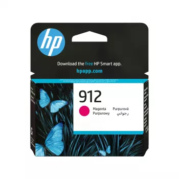 HP 912 Magenta Γνήσιο μελανοδοχείο, Magenta, 1 τεμ., 315 σελίδες