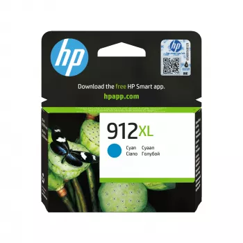 HP 912XL Υψηλής χωρητικότητας Cyan Γνήσιο μελανοδοχείο
