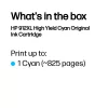 HP 912XL Υψηλής χωρητικότητας Cyan Γνήσιο μελανοδοχείο