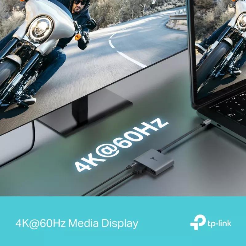 TP-Link UH3020C Hub διασύνδεσης USB Type-C 5000 Mbit/s γκρι