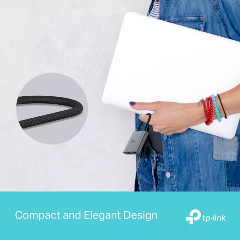 TP-Link UH3020C Hub διασύνδεσης USB Type-C 5000 Mbit/s γκρι