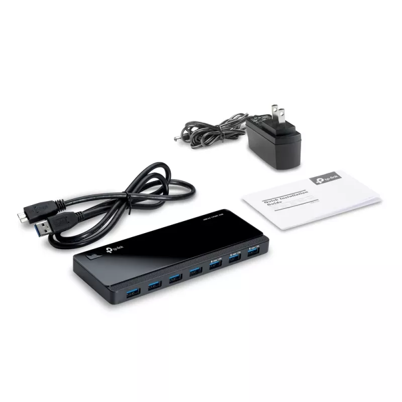 TP-Link UH700 Hub διασύνδεσης USB 3.2 Gen 1 (3.1 Gen 1) Micro-B 5000 Mbit/s μαύρο