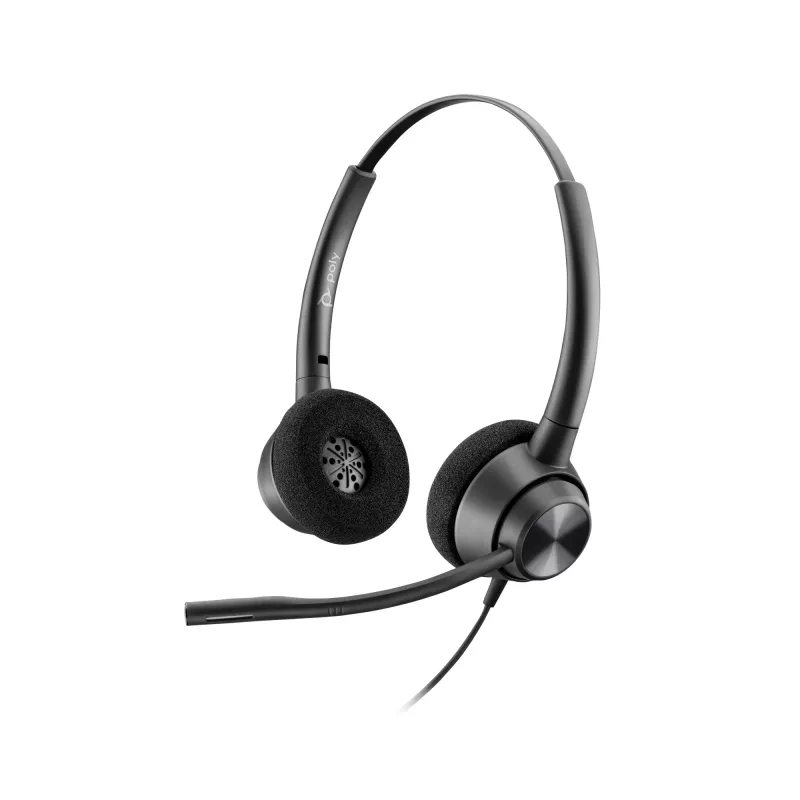 HP Poly EncorePro 320 Stereo USB-A Headset TAA, 105 g, μαύρο