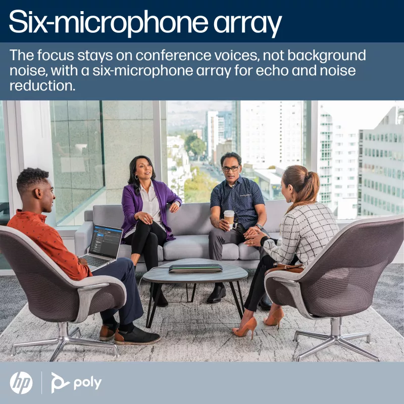 HP Poly Sync 60 ανοιχτή συσκευή με πιστοποίηση Microsoft Teams