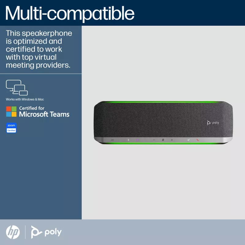 HP Poly Sync 60 ανοιχτή συσκευή με πιστοποίηση Microsoft Teams
