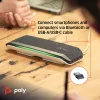 HP Poly Sync 40+ Πιστοποιημένο για Microsoft Teams USB-A USB-C Speakerphone +BT700 USB-A Adapter