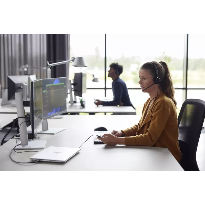 HP Poly EncorePro 525 Πιστοποιημένο για Microsoft Teams Στερεοφωνικό με USB-A Headset