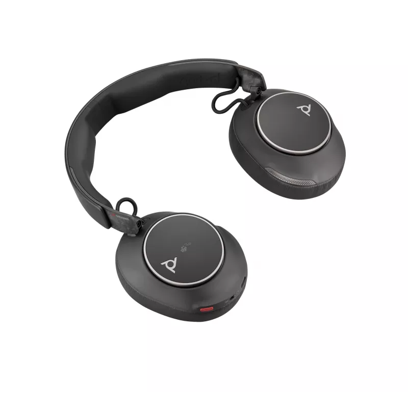 HP Poly Voyager Surround 80 UC Πιστοποιημένο για Microsoft Teams USB-C Headset +USB-C/A Adapter