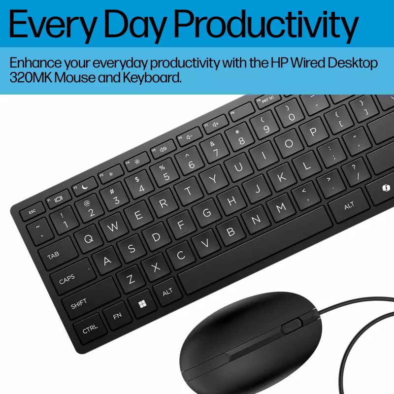 HP Wired Desktop 320MK ποντίκι και πληκτρολόγιο