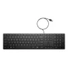 HP Wired Desktop 320K πληκτρολόγιο, πλήρους μεγέθους (100%), ενσύρματο, USB, μαύρο