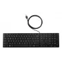 HP Wired Desktop 320K πληκτρολόγιο πλήρους μεγέθους USB μαύρο καλώδιο 1,8 m