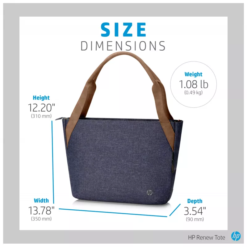 Τσάντα Toploader HP Renew 14 Navy Tote