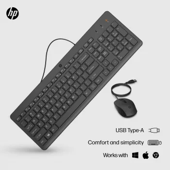 Ποντίκι HP 150 ενσύρματο ποντίκι και πληκτρολόγιο USB