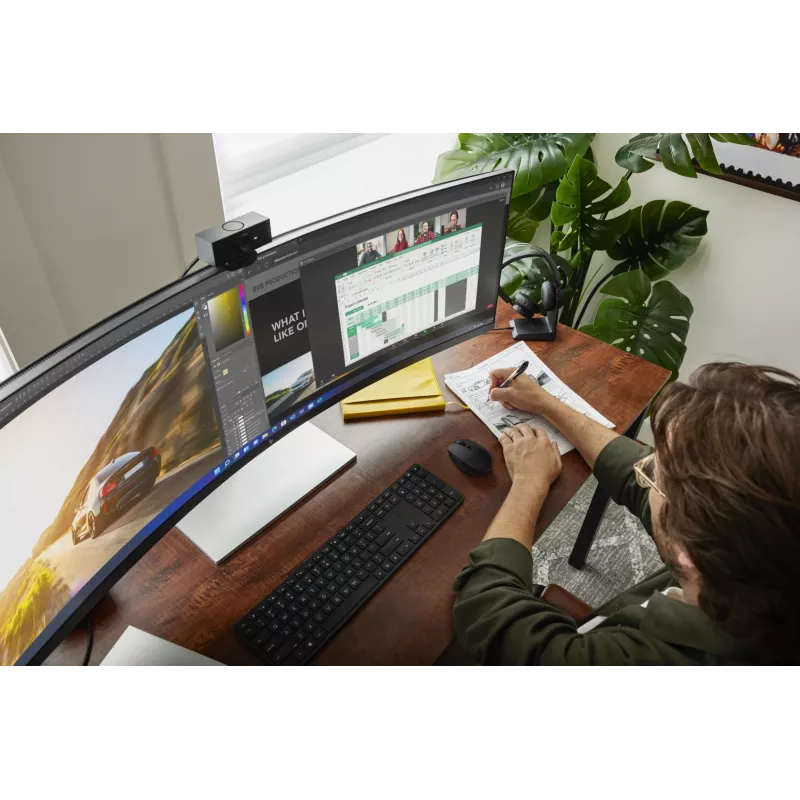 HP 455 Προγραμματιζόμενο ασύρματο πληκτρολόγιο Full-Size Μαύρο